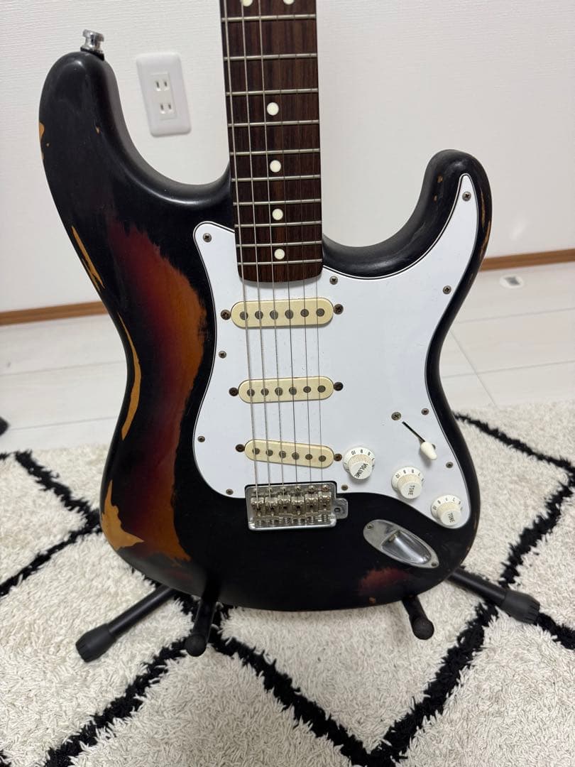 r*u様 エレキギター ブラック/ブラウン