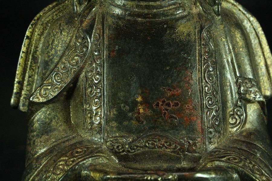 仏教美術 中国美術 仏像 古美術(K-LC975)