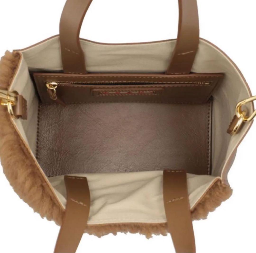 MARNI ファー レザー トートバッグ