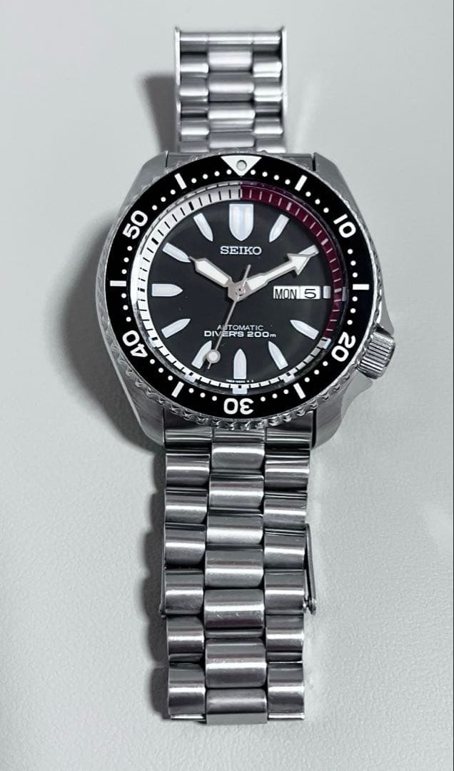 美品 セイコー SEIKO ダイバーブラックバレット 7S26-02K0 自動巻