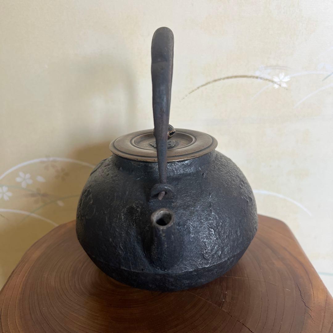 時代 龍文堂 鉄瓶 煎茶道具