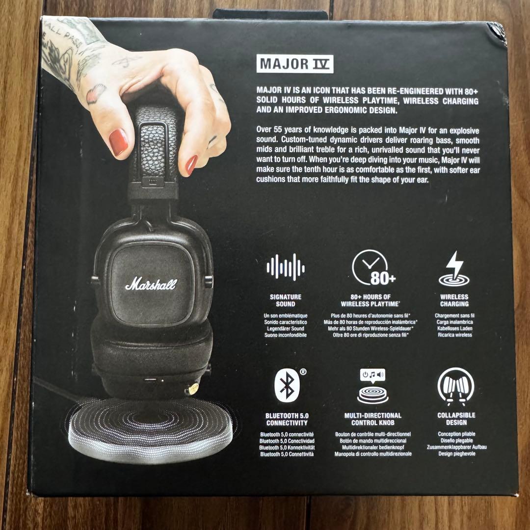 正規品　Marshall Major IV ワイヤレスヘッドフォン