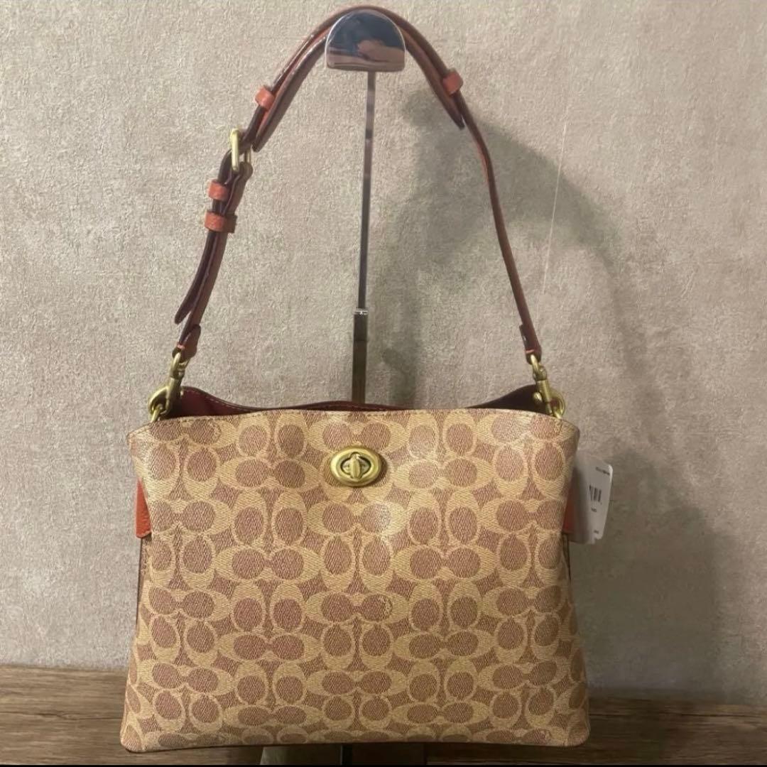 コーチ シグネチャー ショルダーバッグ 2way ウィロウ C2745