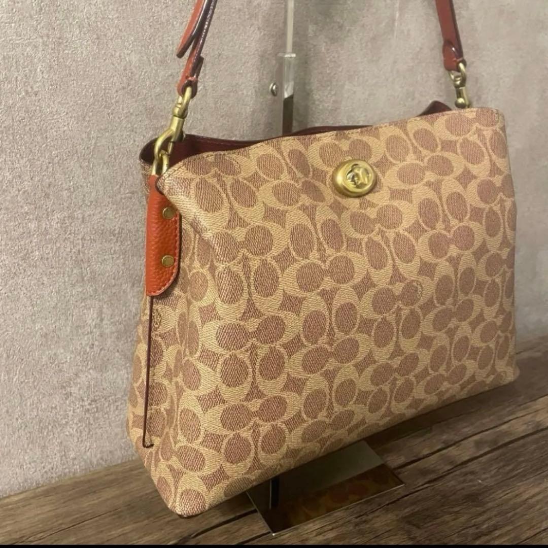 コーチ シグネチャー ショルダーバッグ 2way ウィロウ C2745