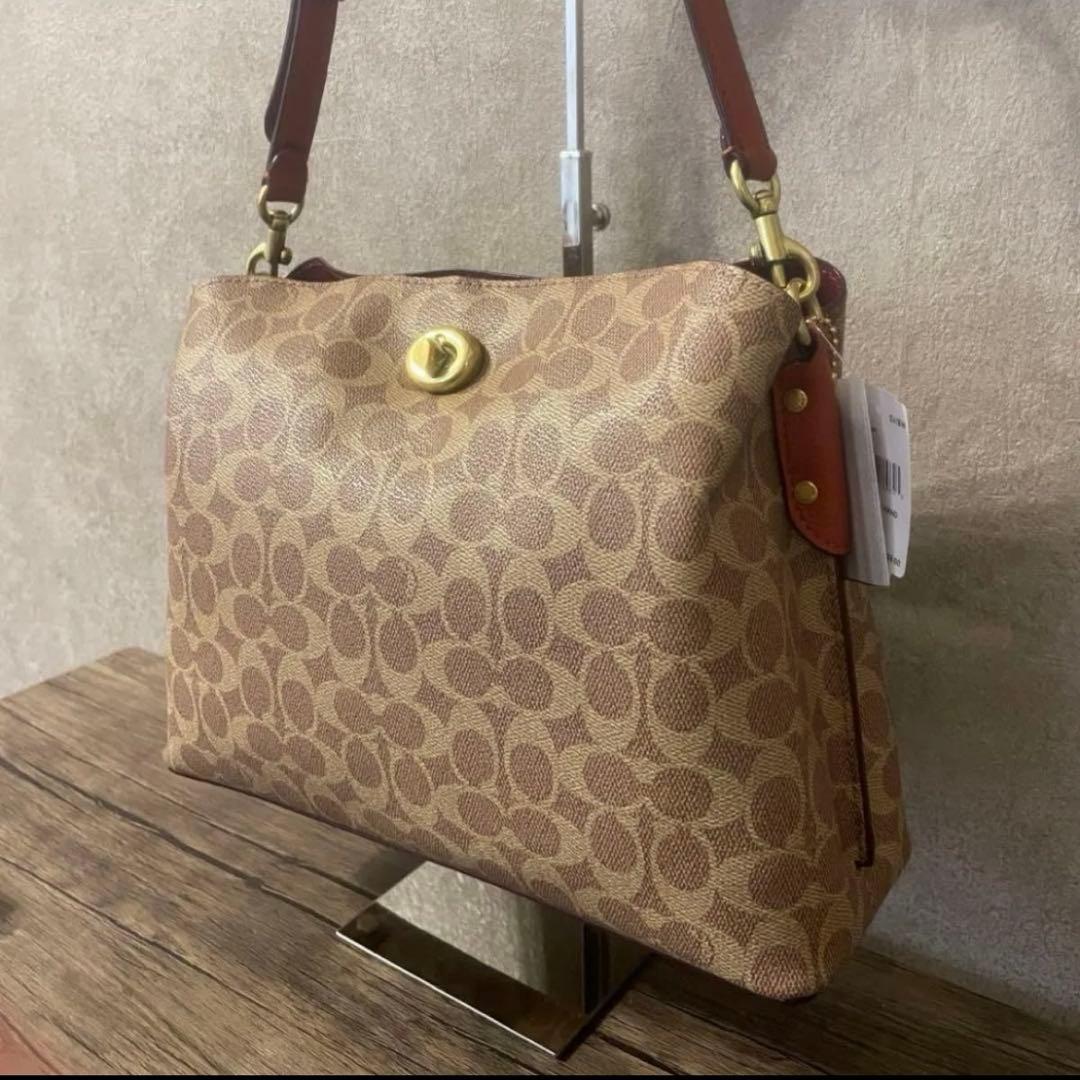 コーチ シグネチャー ショルダーバッグ 2way ウィロウ C2745