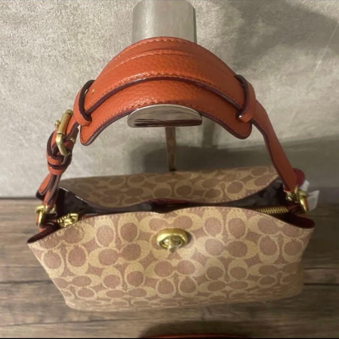 コーチ シグネチャー ショルダーバッグ 2way ウィロウ C2745