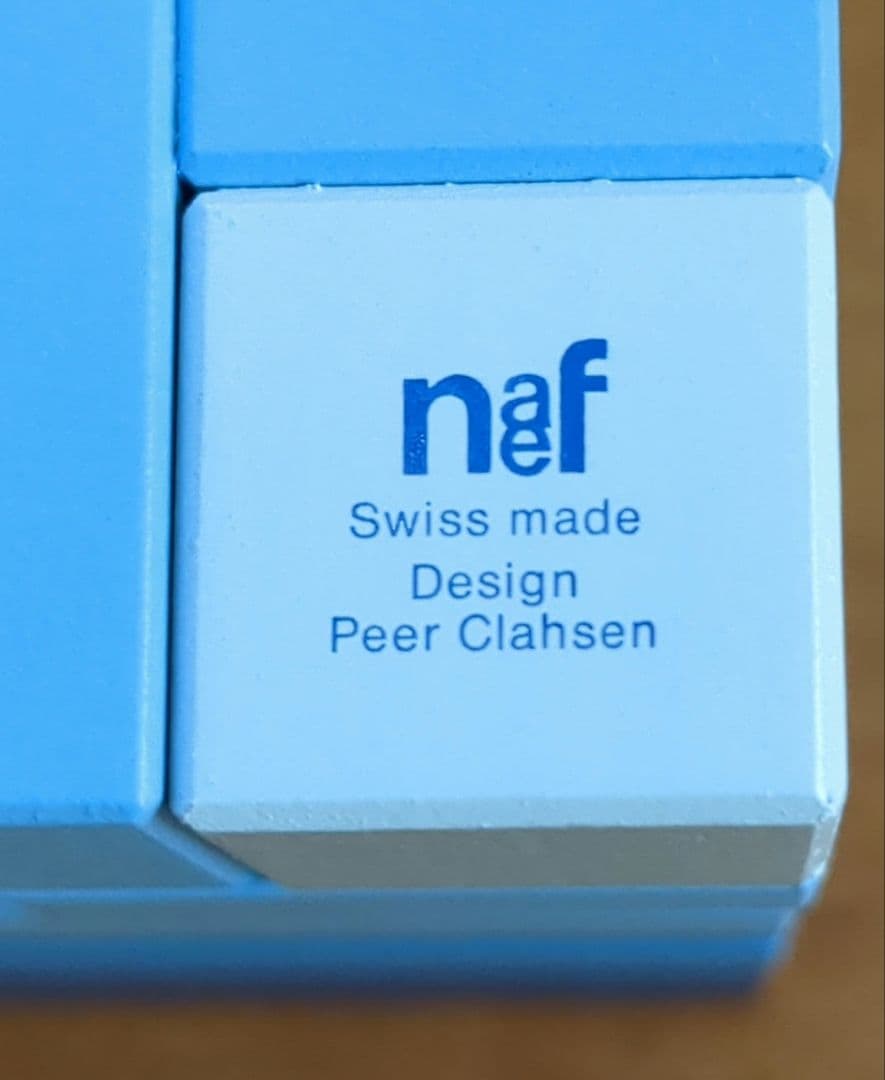 Naef　ネフ　cella　セラ　青　木のおもちゃ　スイス製