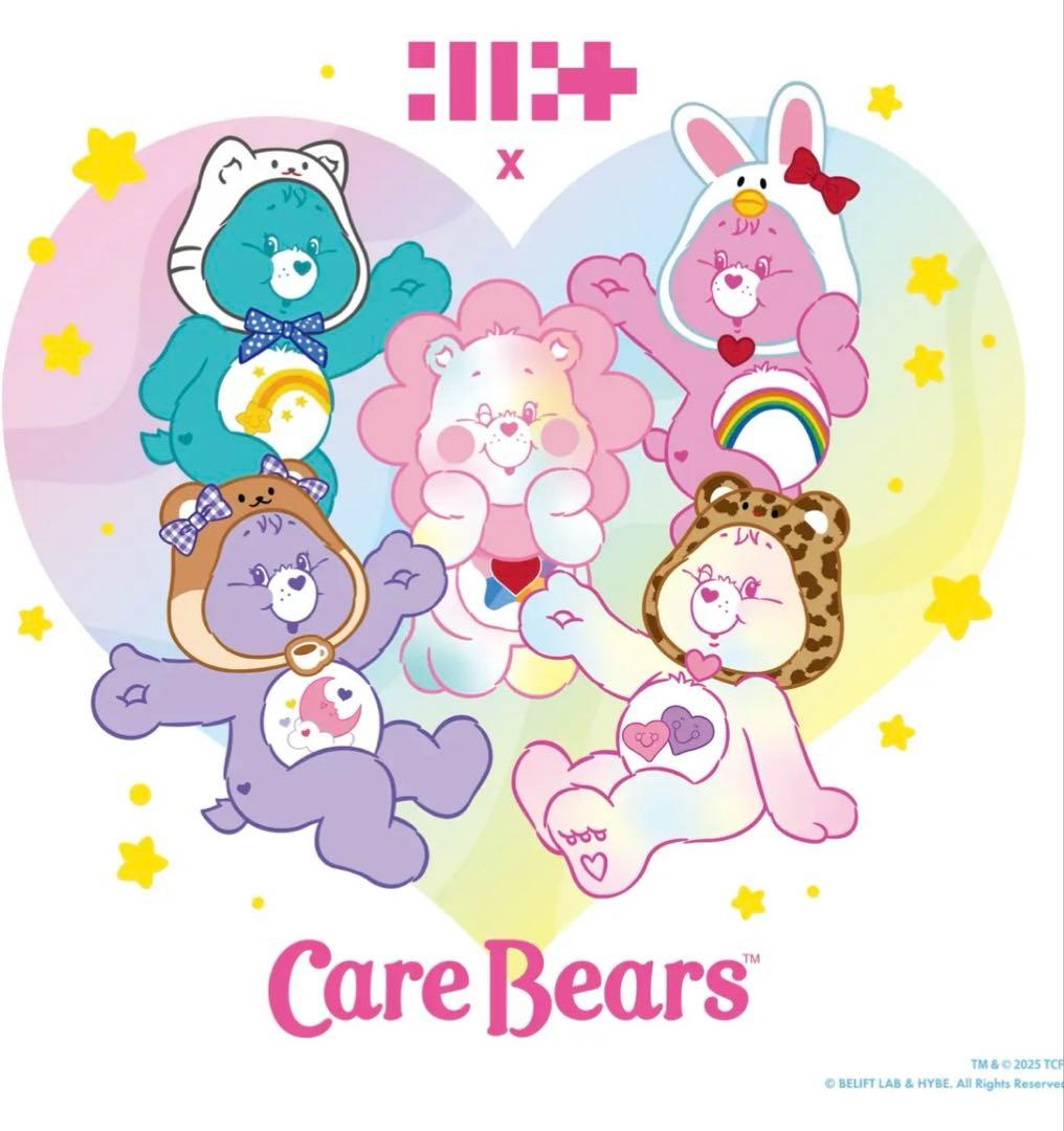 【バラ売り可】【新品】ILLIT ケアベア　ぬいぐるみ　5体セット　アイリット