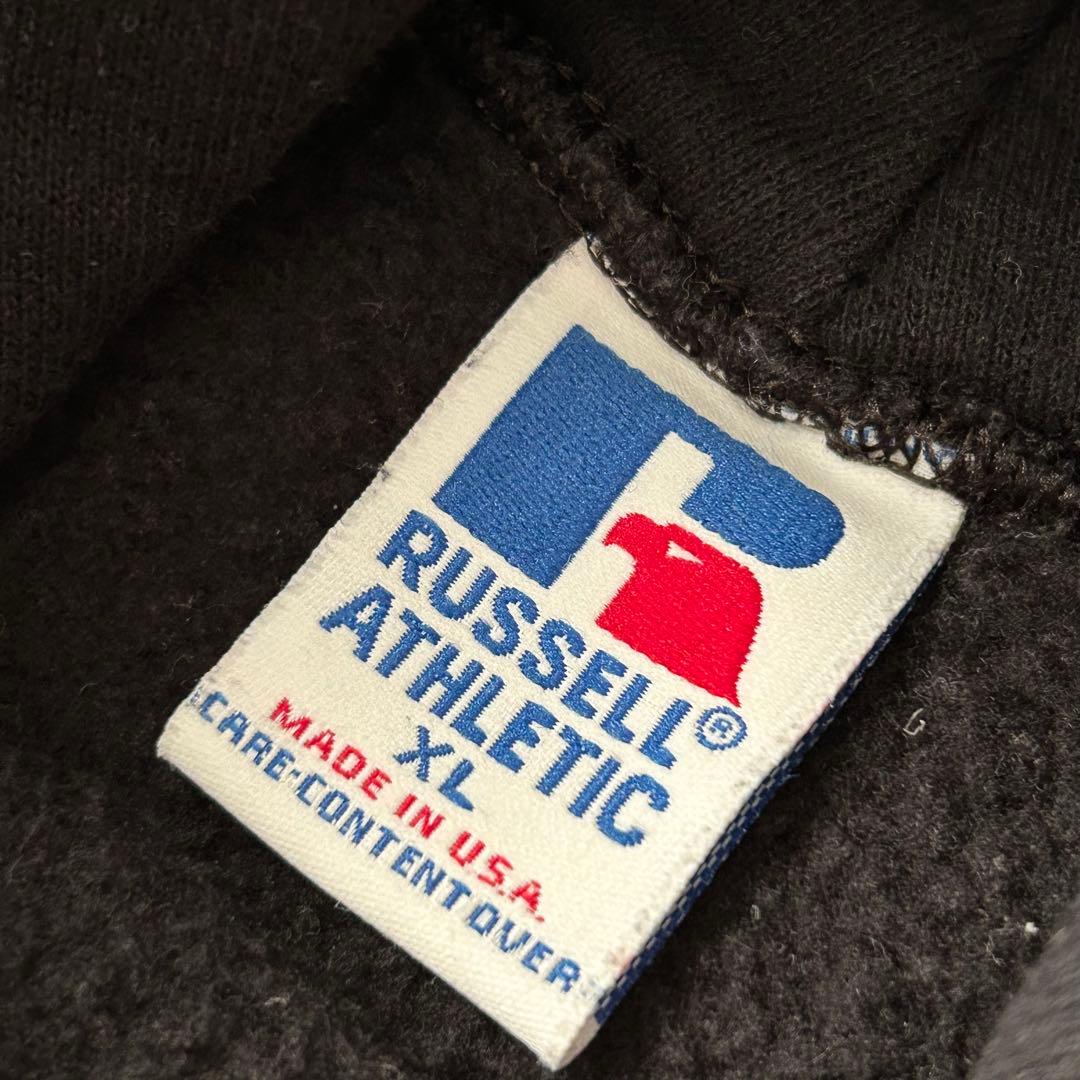 ラッセルアスレチック 90s hoodie XL 97 black USA製