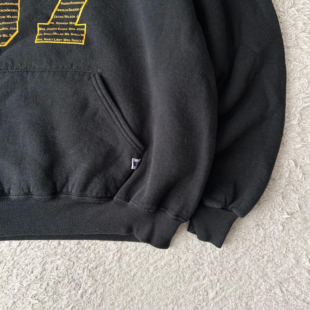 ラッセルアスレチック 90s hoodie XL 97 black USA製