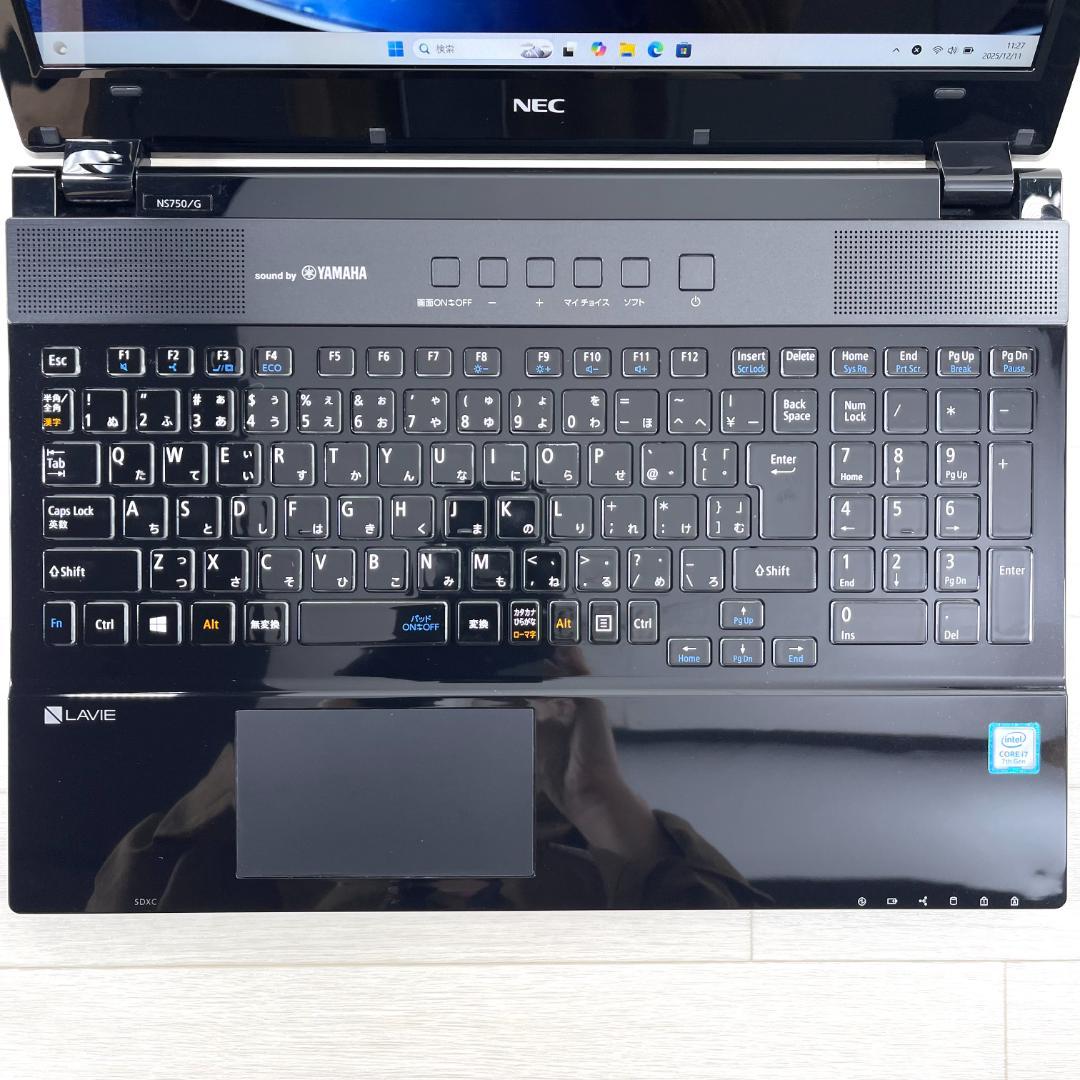 NEC LAVIE i7 SSD＋HDD メモリ16G タッチパネル ノートPC