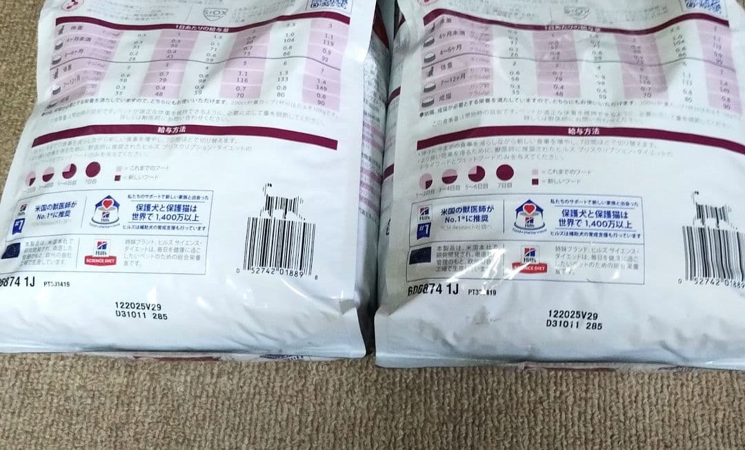 ヒルズ【消化ケア】キャットフード ドライ・小粒・チキン２kg ×２個