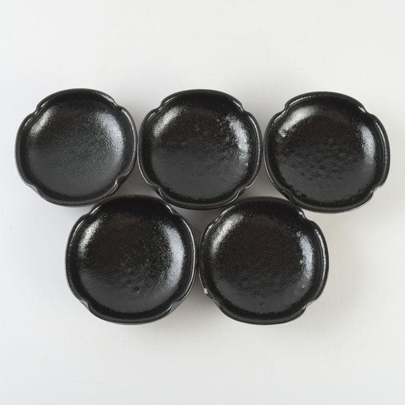 和食器　茶懐石　唐津焼　大杉皿屋窯　大橋裕作　向付　五客　共箱　V　9297