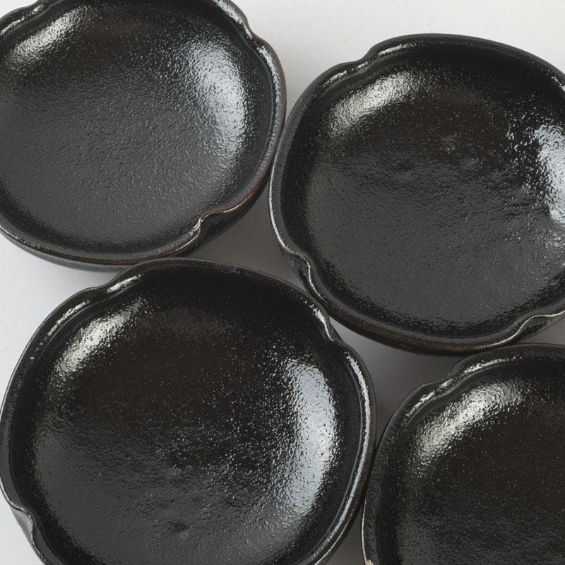 和食器　茶懐石　唐津焼　大杉皿屋窯　大橋裕作　向付　五客　共箱　V　9297