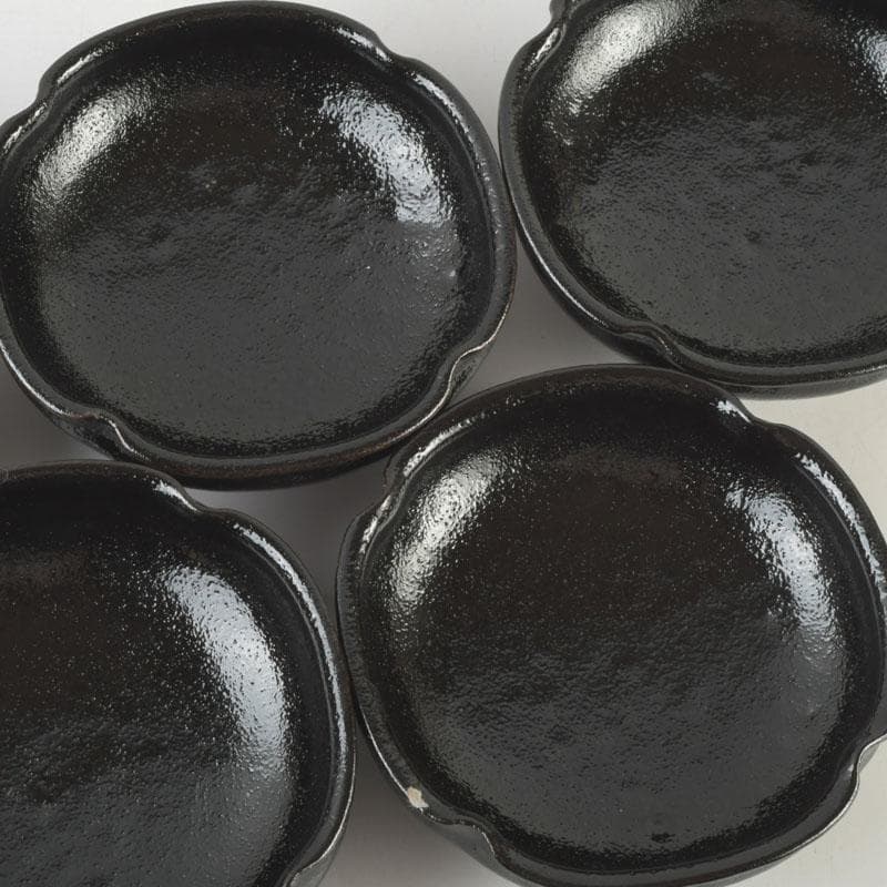 和食器　茶懐石　唐津焼　大杉皿屋窯　大橋裕作　向付　五客　共箱　V　9297