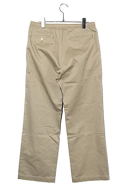 オーラリー WASHED FINX CHINO BELTED PANTS