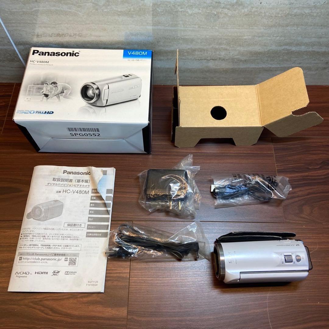 Panasonic HC-V480M ビデオカメラ ほぼ新品 4950