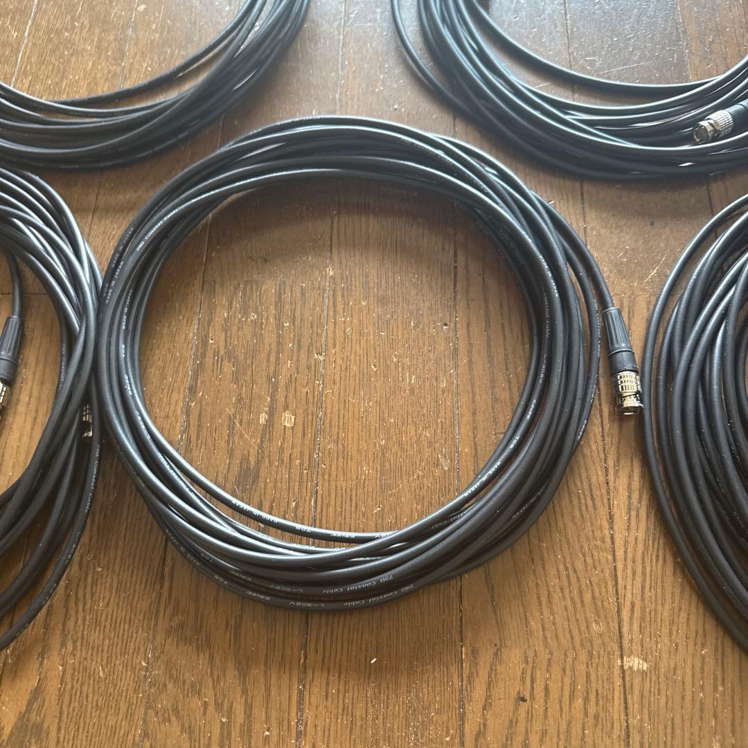 断捨離くらげ BNC-BNC コンポジット　映像ケーブル　20m2本、