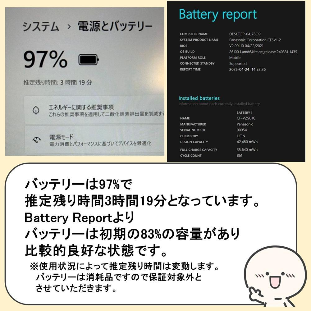 ✨Windows11・第11世代i5 SSD・16GBメモリ レッツノートSV1