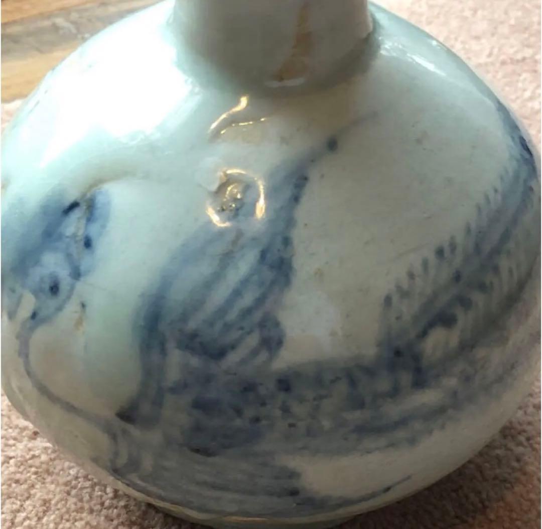 ジロー　古伊万里　首長瓶　鑑定済