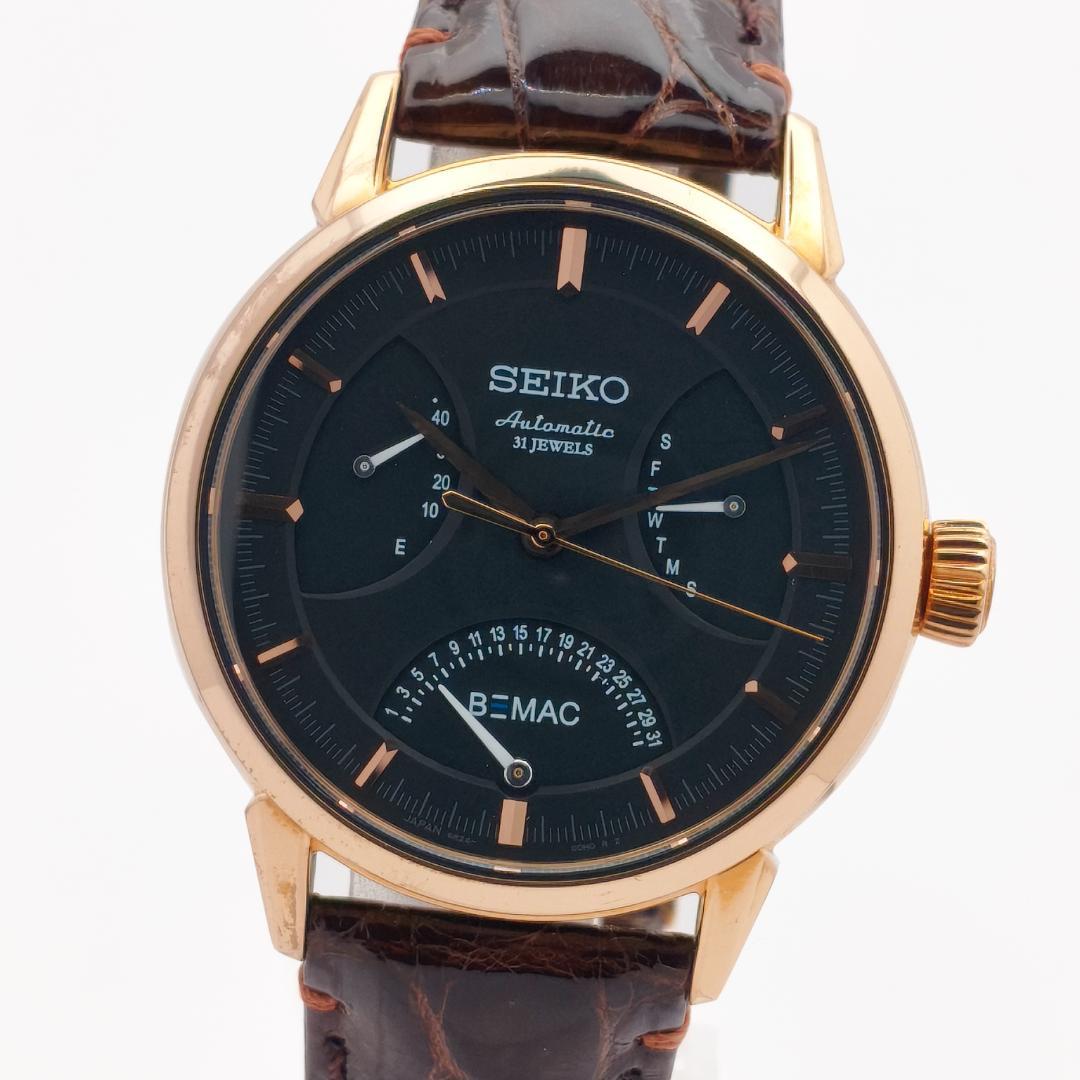 未使用 セイコー プレザージュ BEMAC創業70周年記念 6R24-00D0