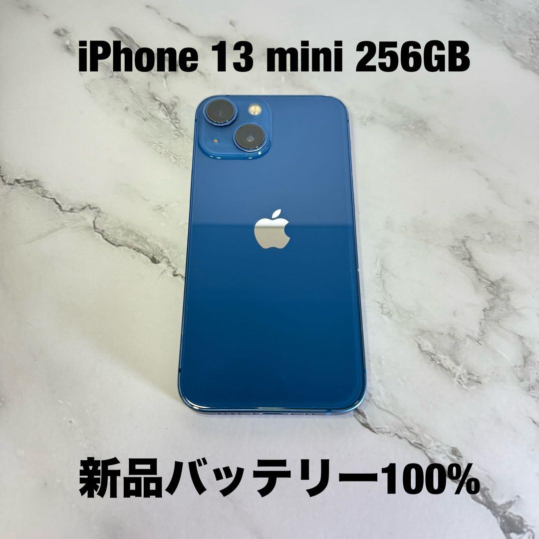 ★バッテリー100% iPhone 13 mini 256GB SIMフリー