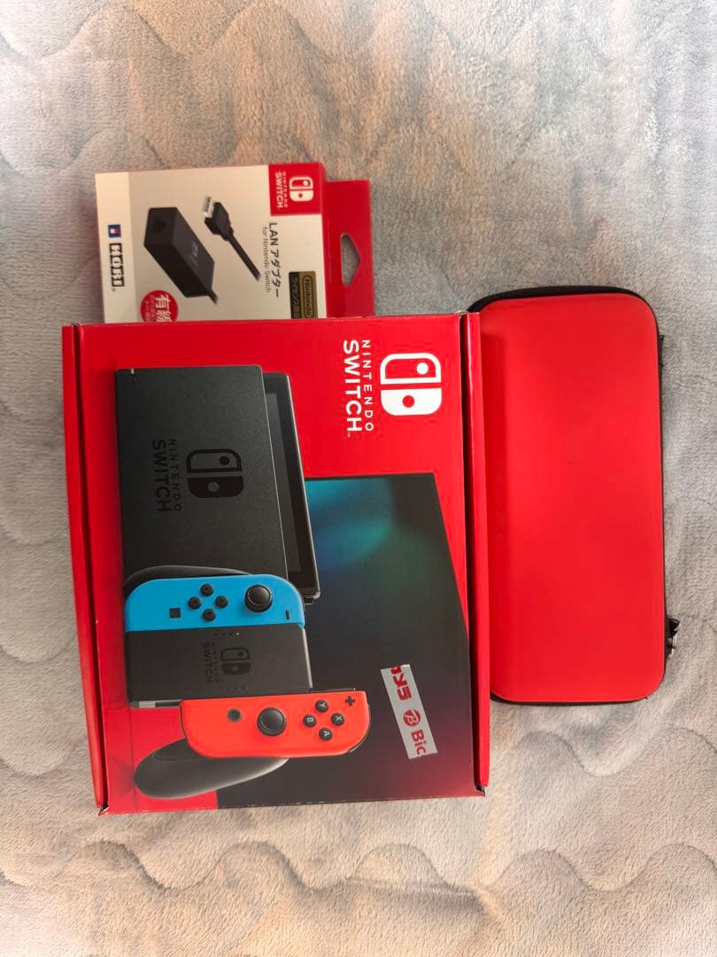 Nintendo Switch 本体セット バッテリー強化版 LANアダプター付