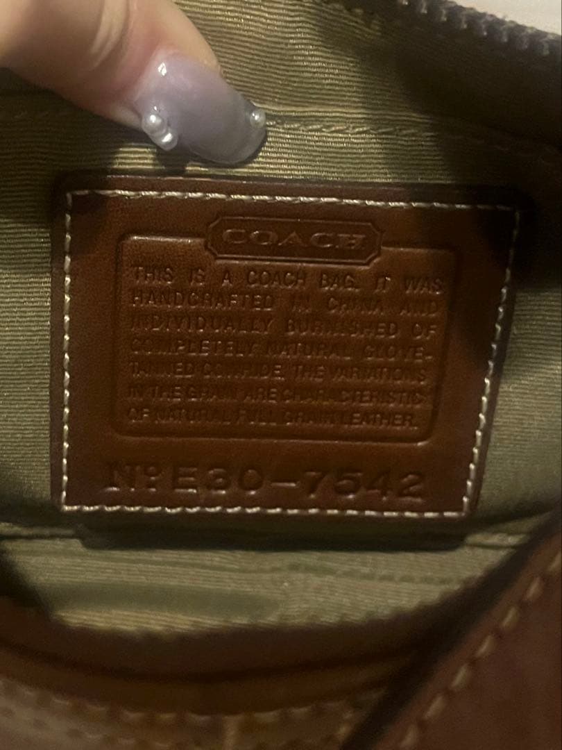 極美品 COACH ハンドバッグ ソーホー ワンショルダー レザー ブラウン