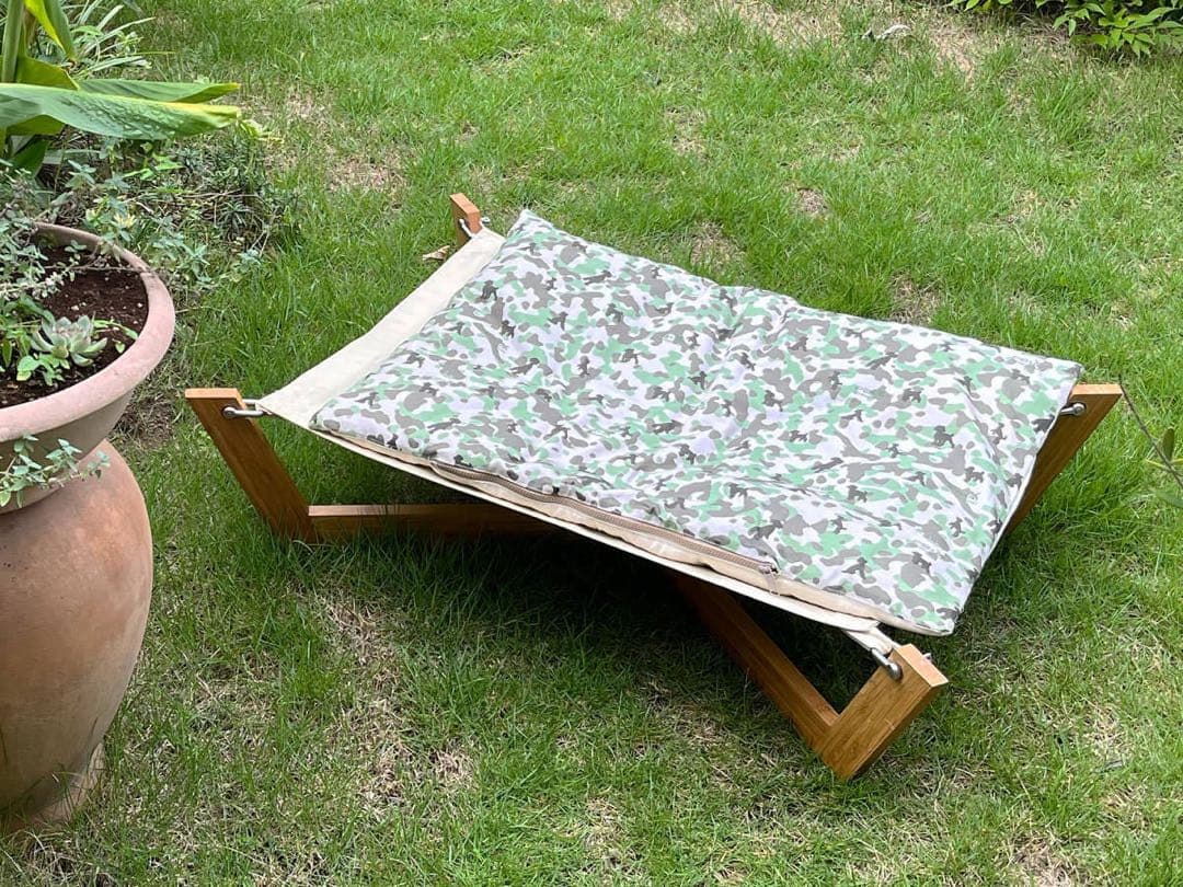 ペット　ベッド　バンブー製 89×60cm