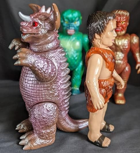 フランケンシュタイン＆バラゴン＆サンダ＆ガイラ（Ｍ１号） ソフビ４体セット