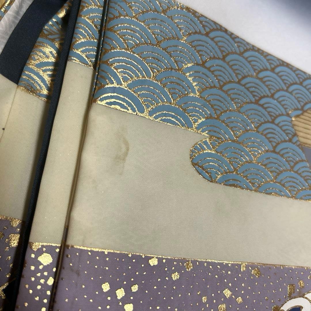 5歳　袴セット　七五三　フルセット　ネイビー