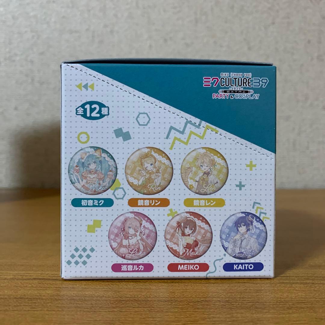 初音ミク Culture39 大き目メタリック缶バッジ 2023 4BOX③