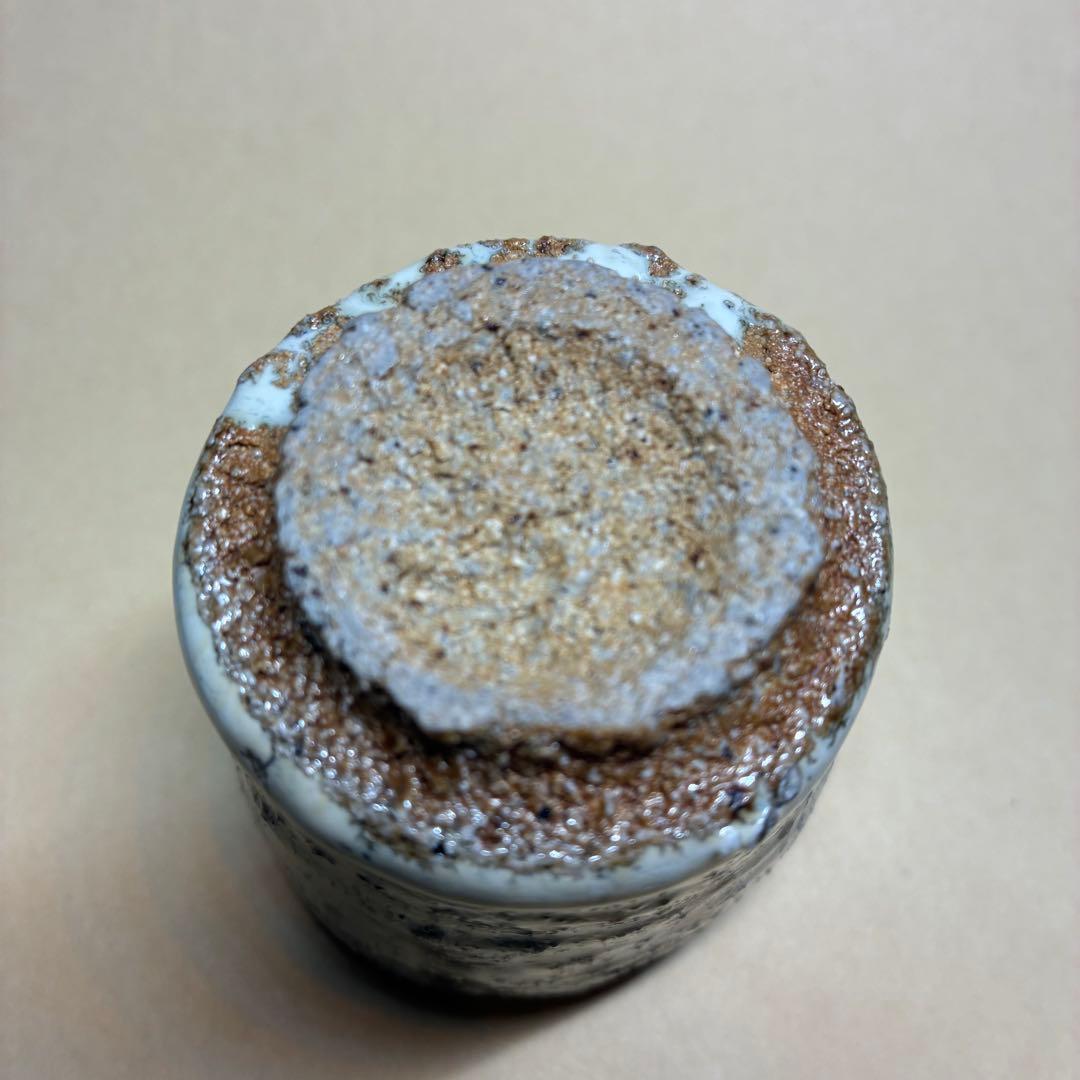 酒器 ぐい呑み 岡本作礼 絵斑唐津 共箱