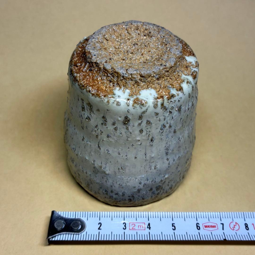 酒器 ぐい呑み 岡本作礼 絵斑唐津 共箱