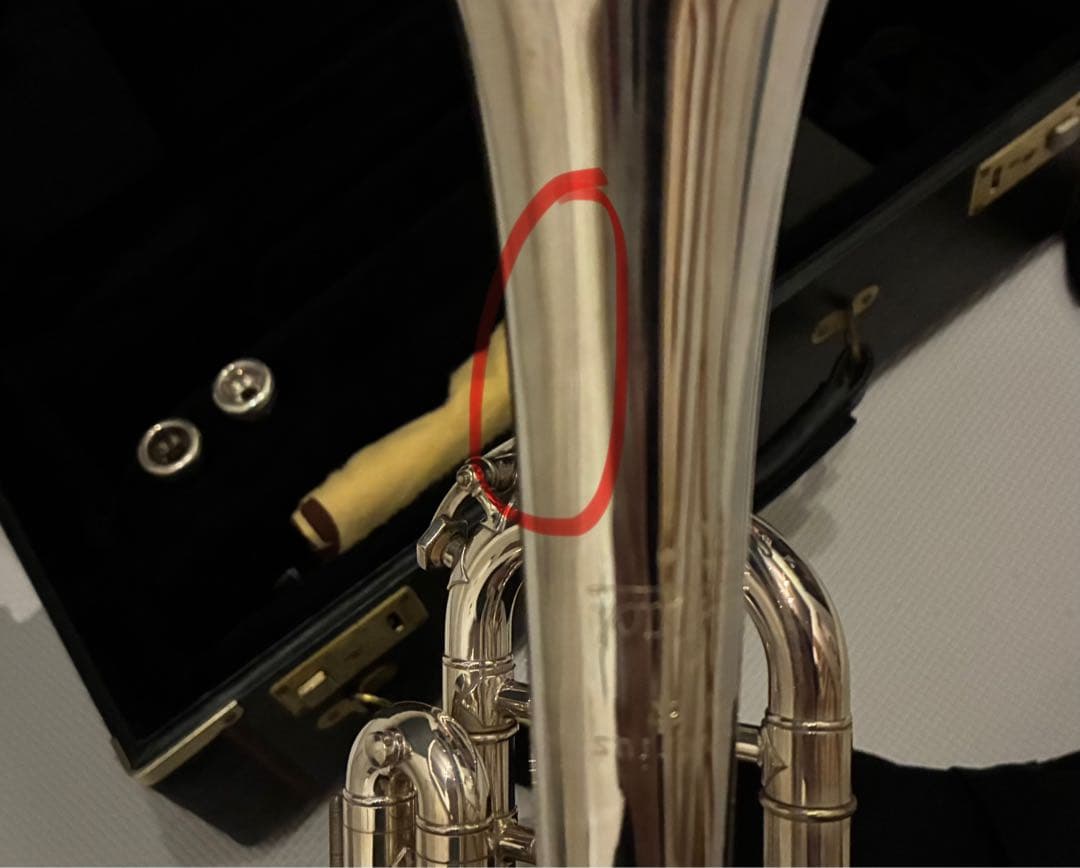 Bach トランペット（シルバーメッキ／ケース付）