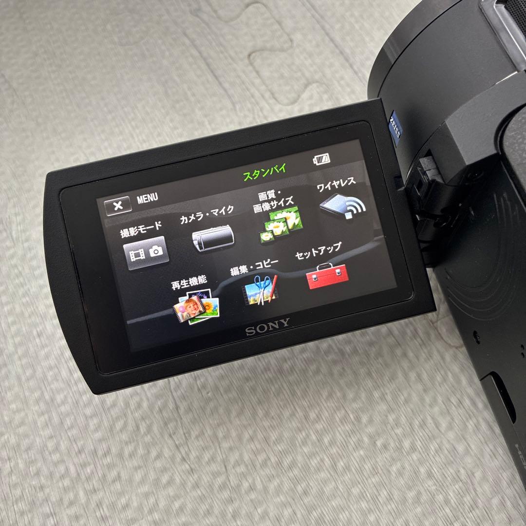 SONY ビデオカメラ 本体 ZEISSレンズ付き