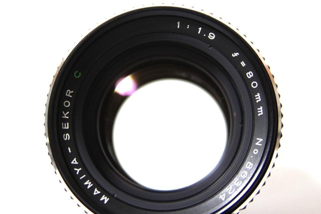 【美品】MAMIYA-SEKOR Ｃ 80mm F1.9 マミヤ
