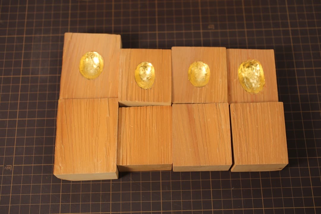 【即購入可】古材香合／４点まとめて／美好在銘／寺院／仏教／骨董／煎茶／茶道／香道