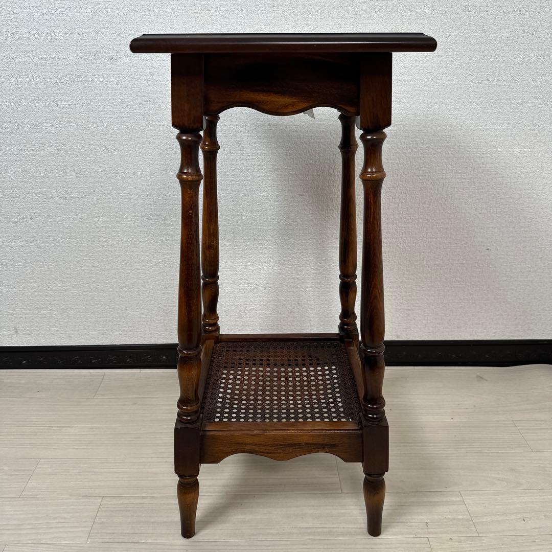 カリモク コロニアル サイドテーブル 電話台 TEL台 FAX台 ※i4※