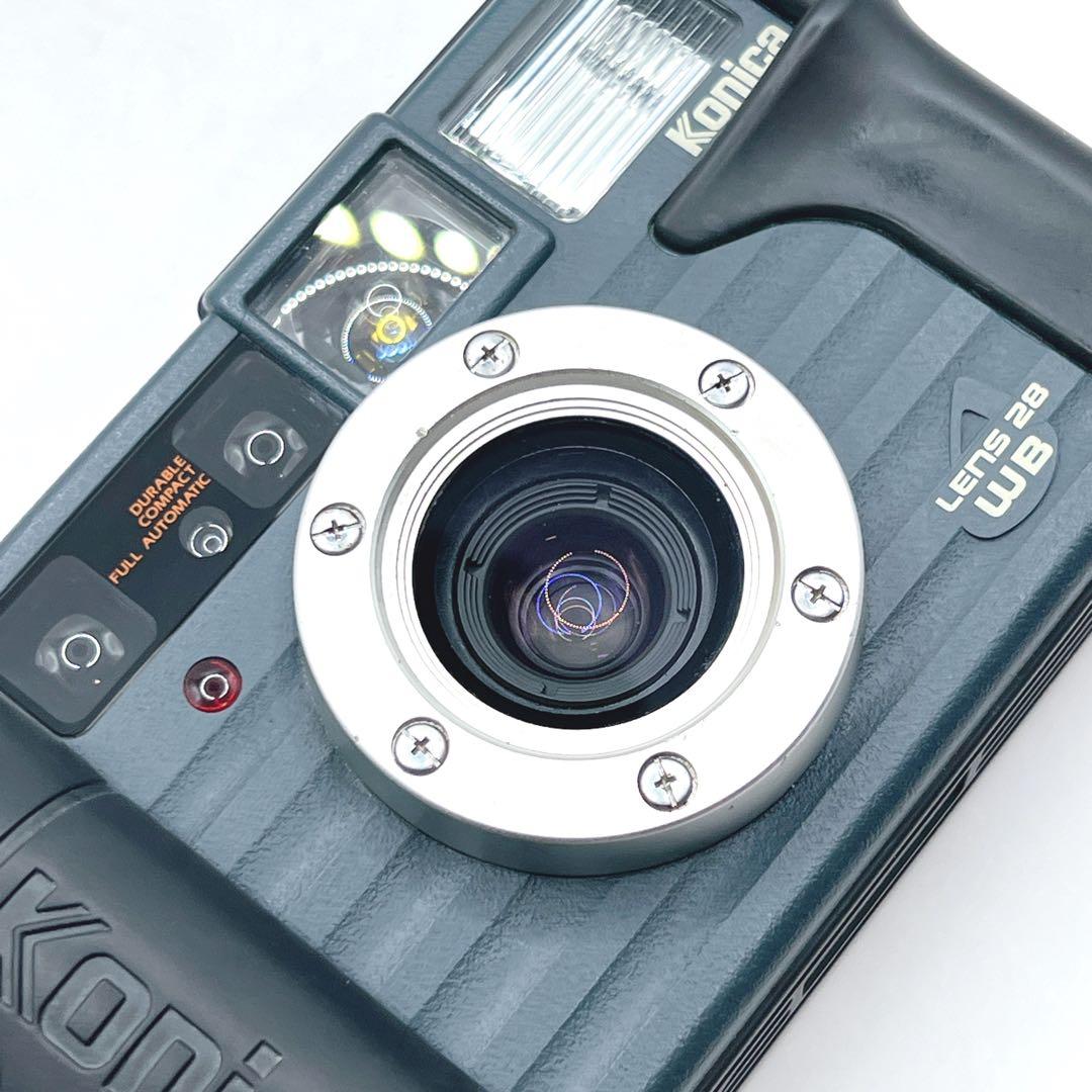 【美品】Konica Lens 現場監督28WB コンパクトカメラ 防塵 防水