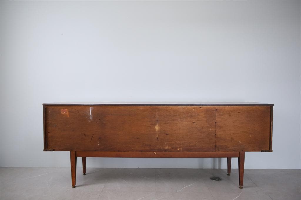 英国アンティークStonehill製サイドボード/木製机テレビ台(91-153)