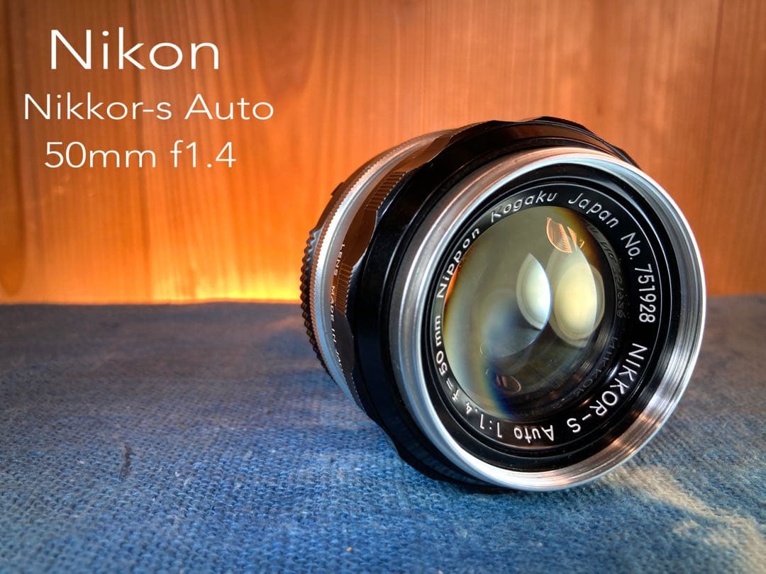 ★完動品＊美品★nikon f フォトミックftn／50mm f1.4／作例多数