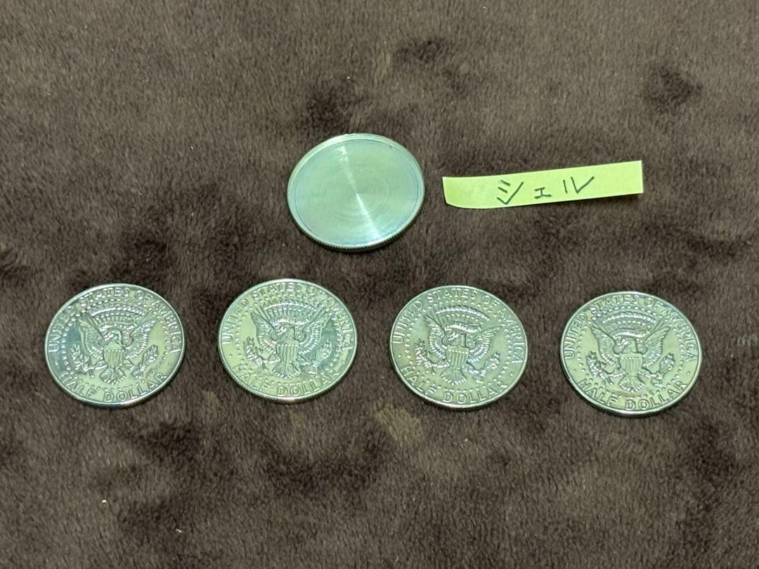 シルバーハーフ　シェルセット　1964年　ケネディ　銀貨