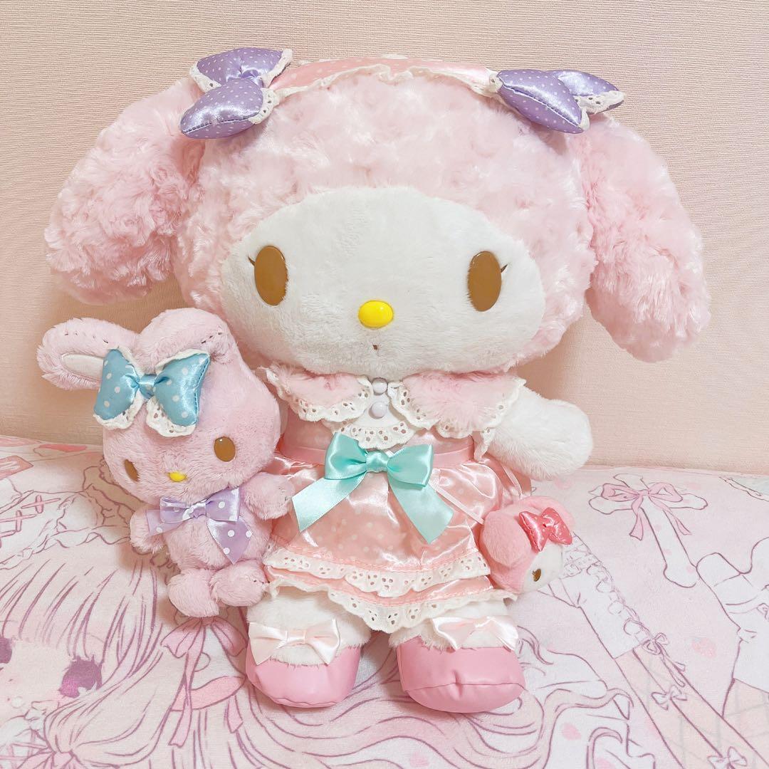 【激レア】マイメロディ　おめかしシリーズ　ぬいぐるみDX