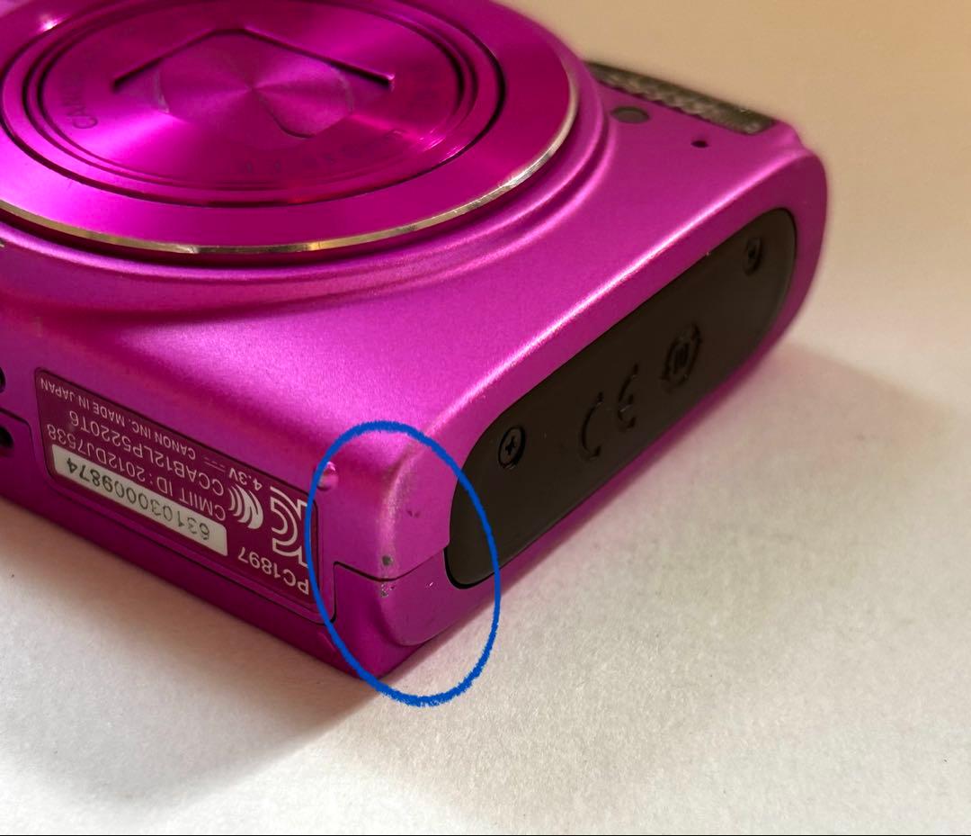 キャノン Canon IXY 610F （ピンク）　動作品