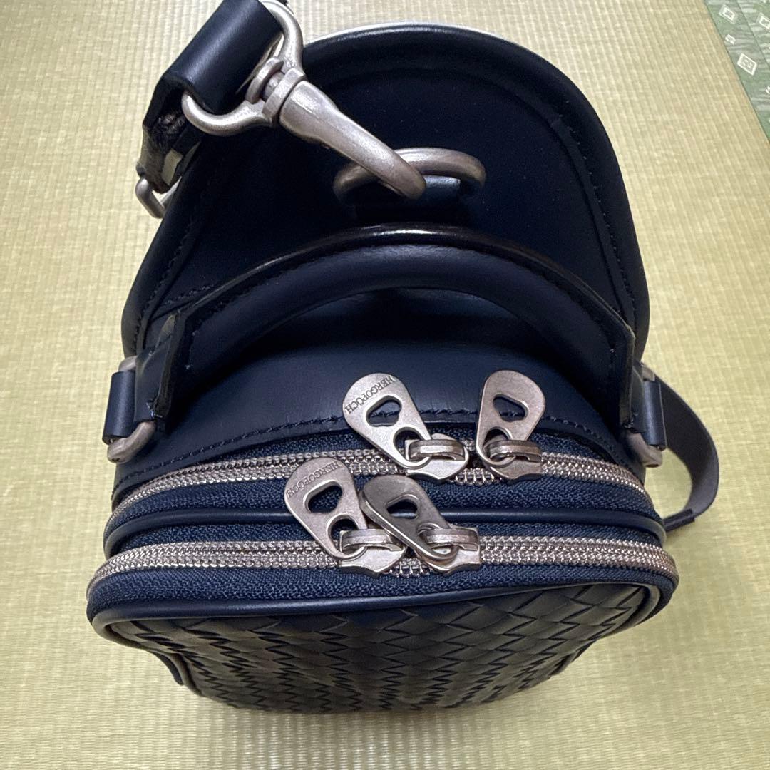 HERGOPÖCH ネイビー ショルダーバッグ