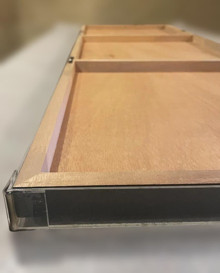 大型 アクリル フレーム 長方形 アート 絵画 ファブリック 染色 展示 特注品