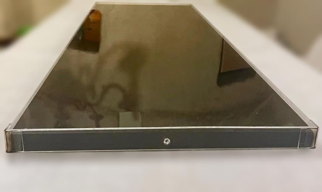 大型 アクリル フレーム 長方形 アート 絵画 ファブリック 染色 展示 特注品