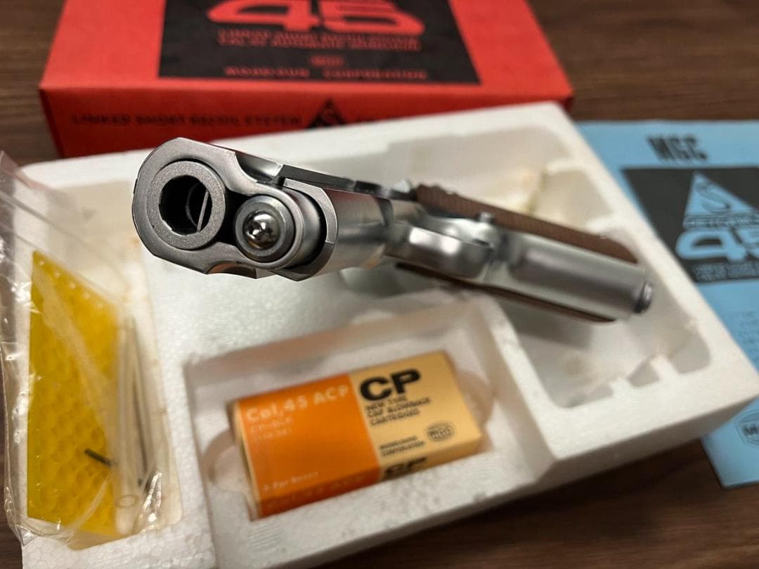 MGC DETONICS45 モデルガン シルバー