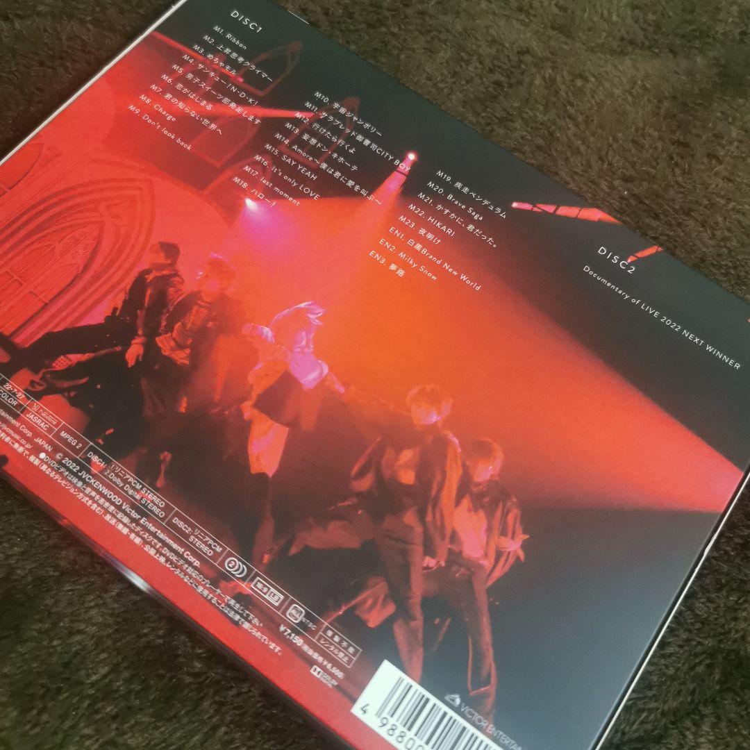 M!LK LIVE 2022 NEXT WINNER　初回限定盤DVD